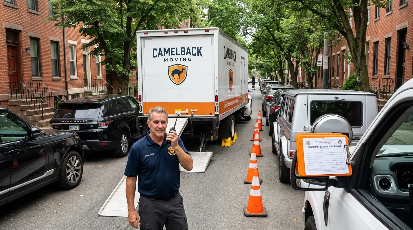 City street loading permit setup in Houghton, NY