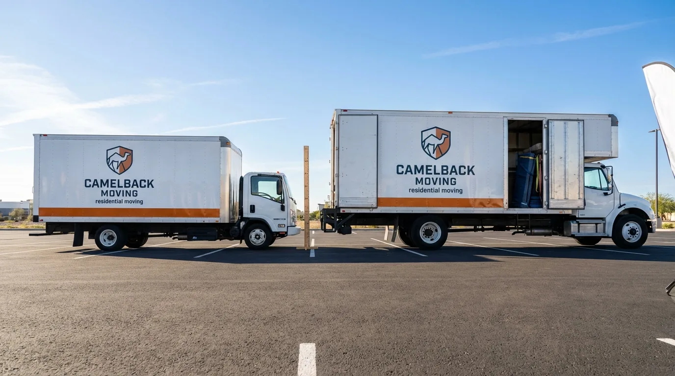 Moving truck size capacity guide in Houghton
